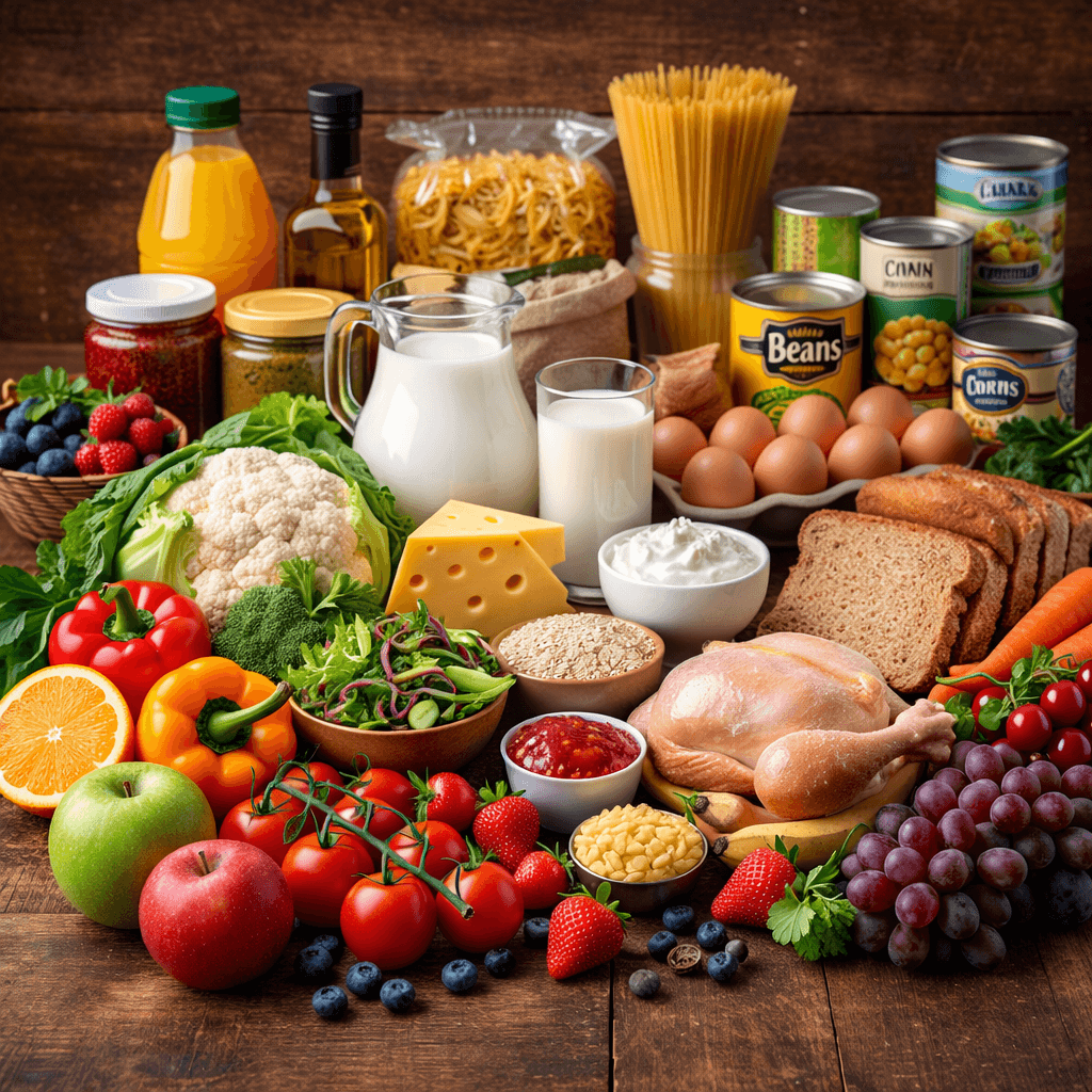 Food products for international wholesale trade