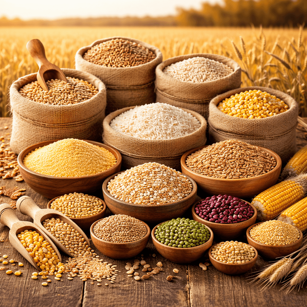 Grain commodities for international agricultural trade